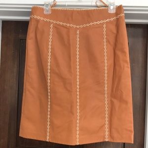 🎉 PRICE DROP 🎉 NWT, Tan Leather Skirt